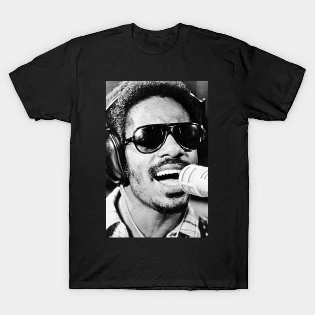 Stevie Wonder T-Shirt by Sarah Agalo